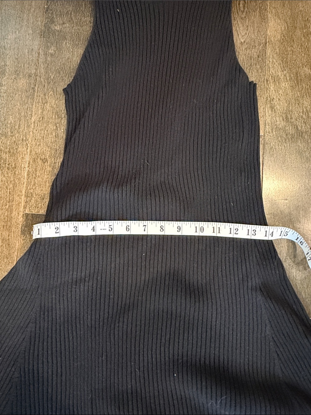 CÉLINE Black Ribbed Maxi Dress - Picture 8 of 10